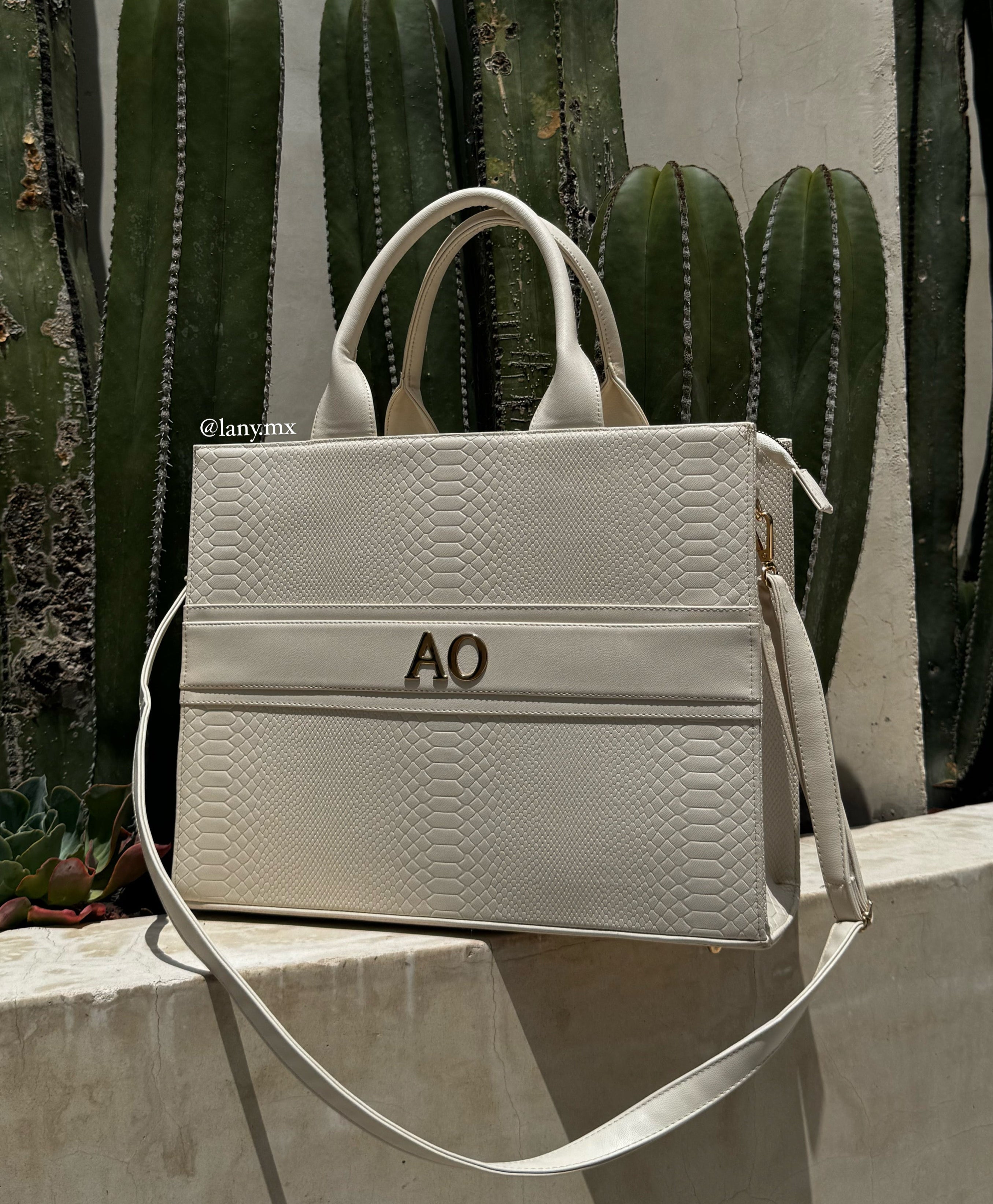 TOTE BAG PREMIUM - GRANDE - HUESO