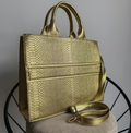 TOTE BAG CLÁSICA GRANDE - DORADO
