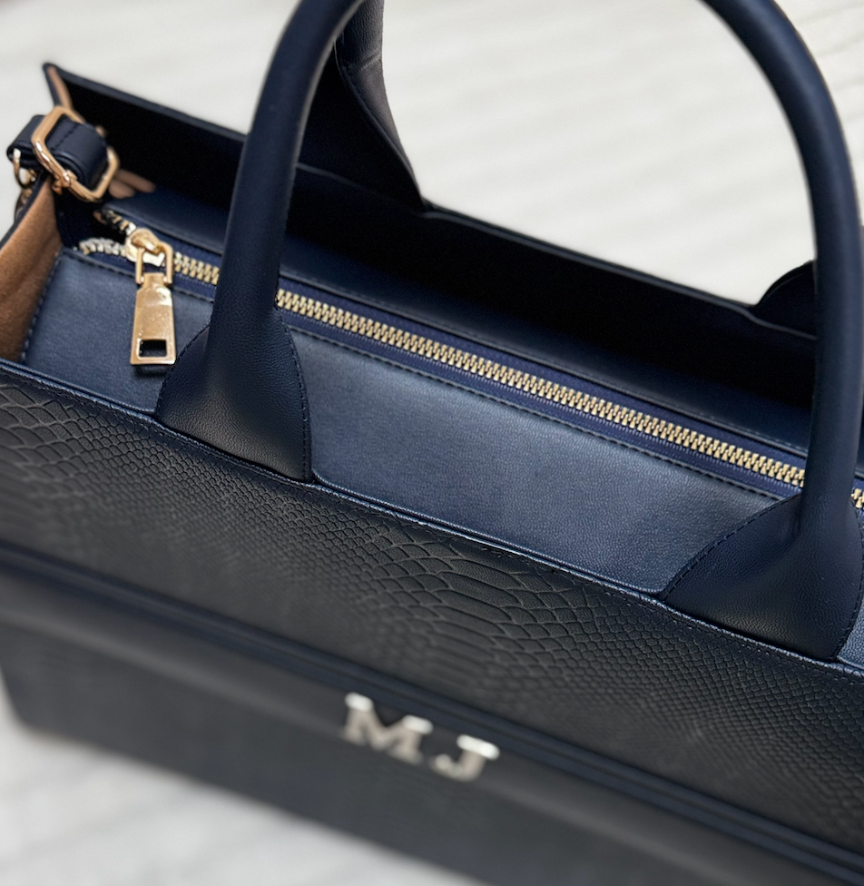 TOTE BAG PREMIUM GRANDE - AZUL MARINO