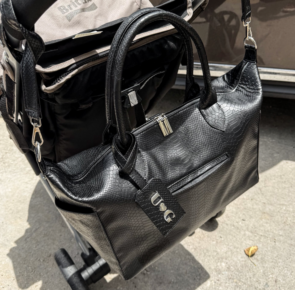 BABY BAG PREMIUM - NEGRA LISA + MOCHILA