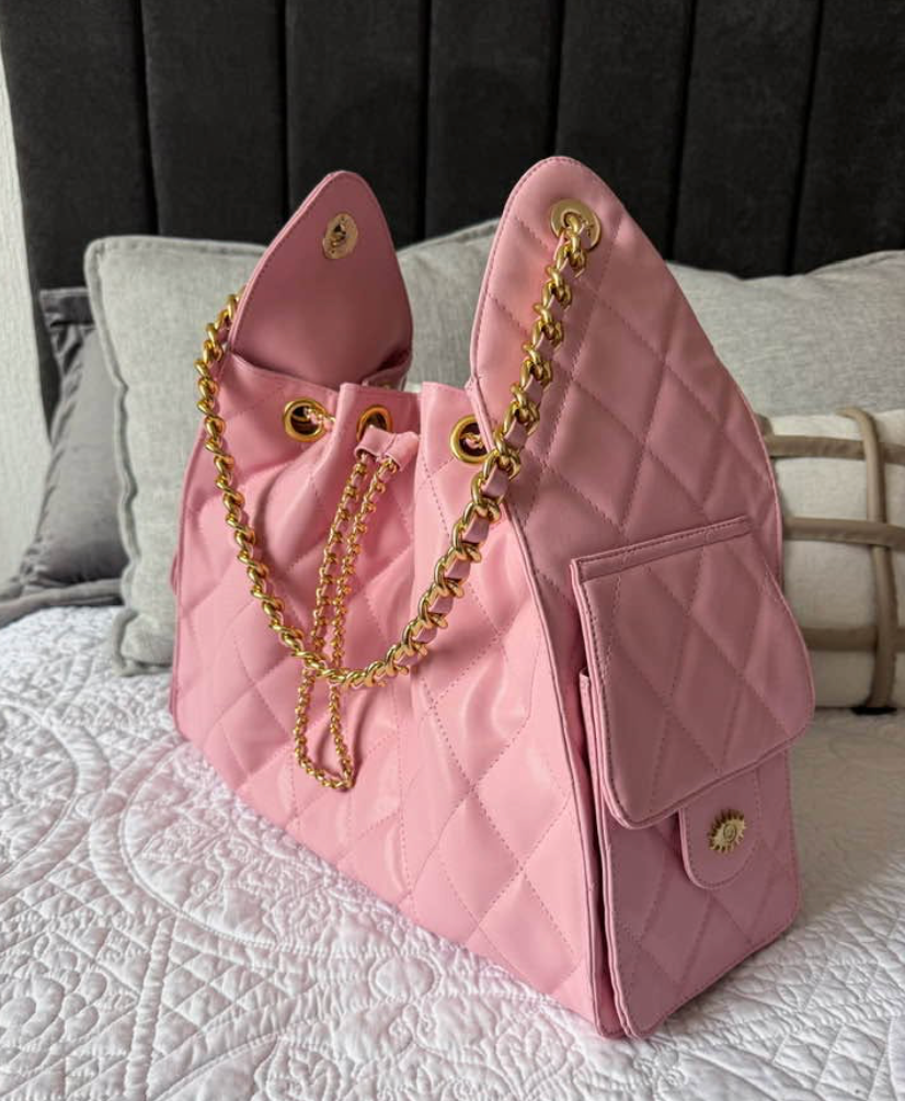 COCO 25 LARGE - ROSA PARAÍSO H/ DORADOS