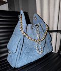 COCO 25 LARGE - DENIM H/DORADO