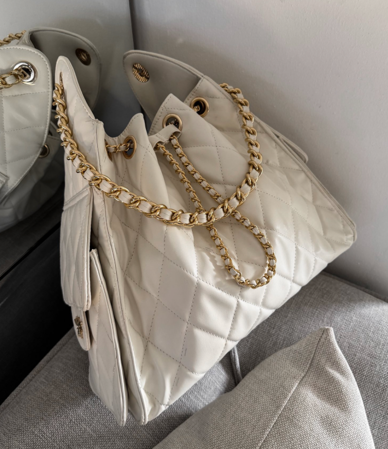 COCO 25 LARGE - HUESO H/DORADO