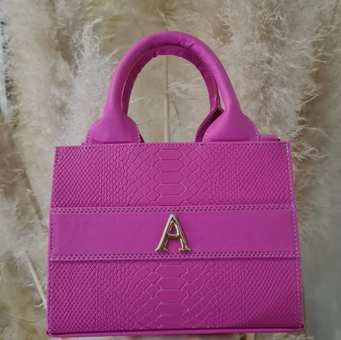 TOTE BAG CLÁSICA MINI - ROSA FUCSIA