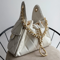 COCO 25 SMALL - HUESO - HERRAJE DORADO