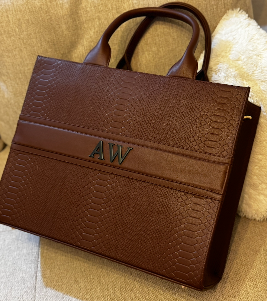 TOTE BAG PREMIUM GRANDE - CHOCOLATE