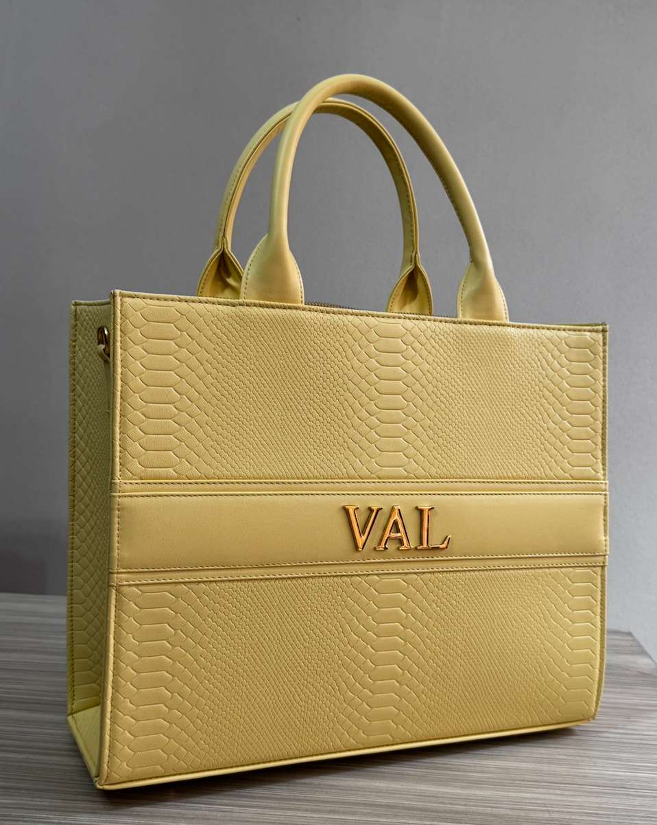 TOTE BAG PREMIUM GRANDE - BUTTER YELLOW