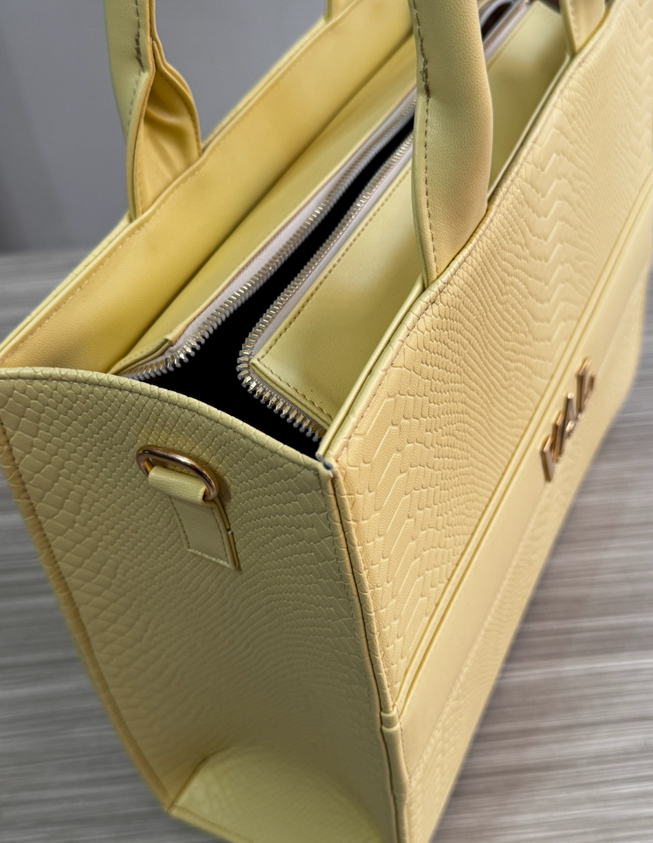 TOTE BAG PREMIUM GRANDE - BUTTER YELLOW