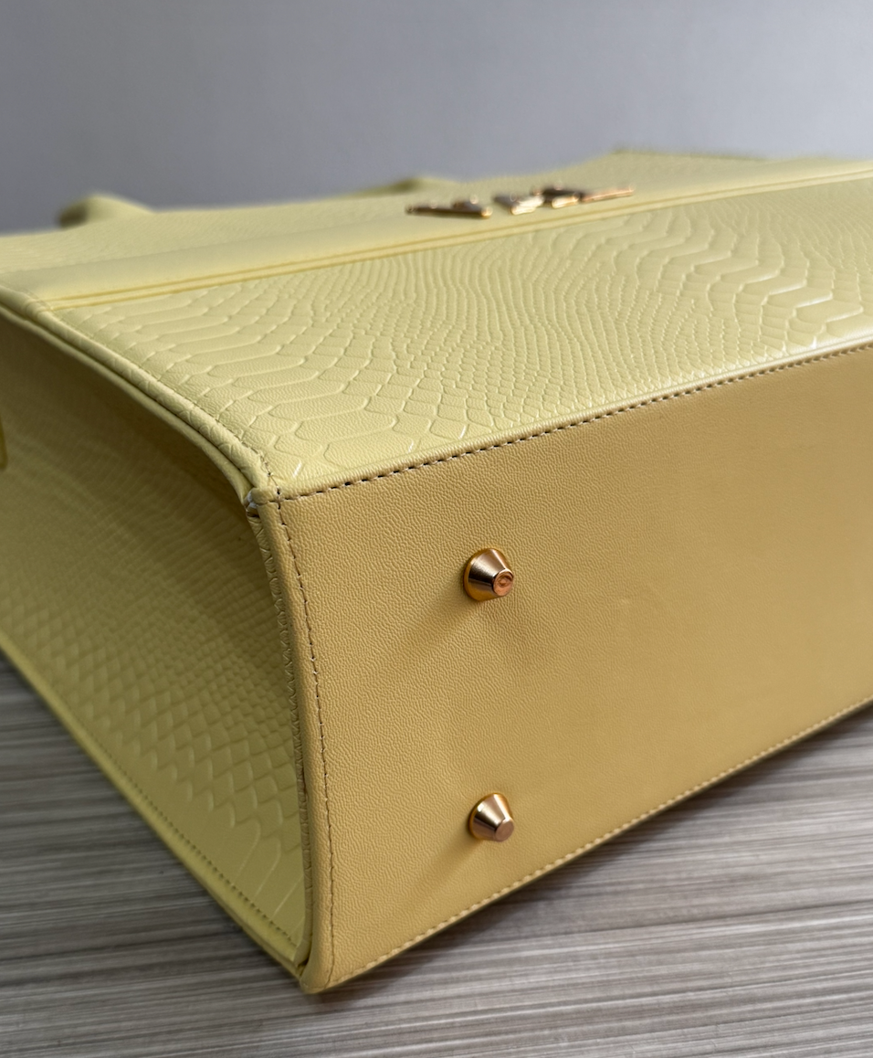 TOTE BAG PREMIUM GRANDE - BUTTER YELLOW