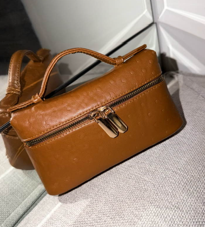 RUNA BAG - CAMEL H/ DORADOS