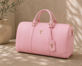 TRAVEL BAG - ROSA PARAÍSO PITÓN - HERRAJE DORADO