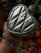 GLOSSY HEART BAG