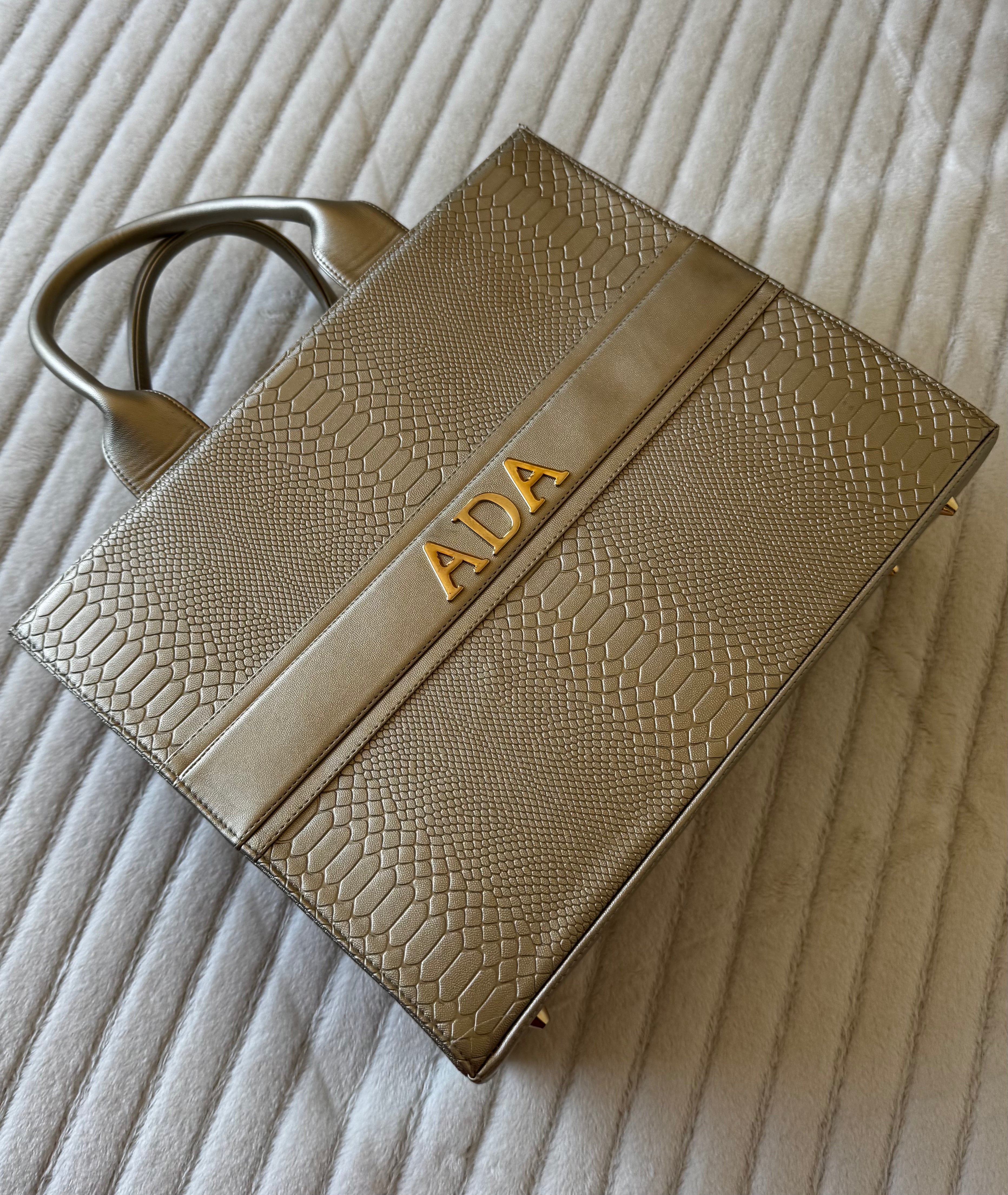 TOTE BAG PREMIUM GRANDE - DORADO