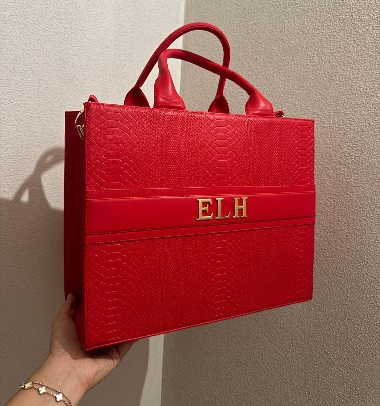 TOTE BAG PREMIUM - GRANDE - ROJO