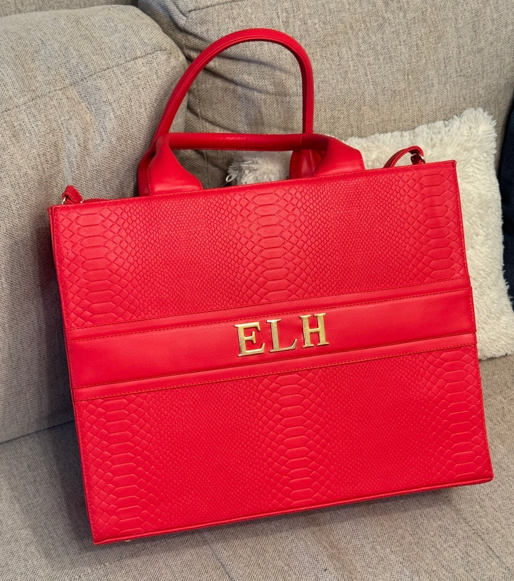 TOTE BAG PREMIUM - GRANDE - ROJO