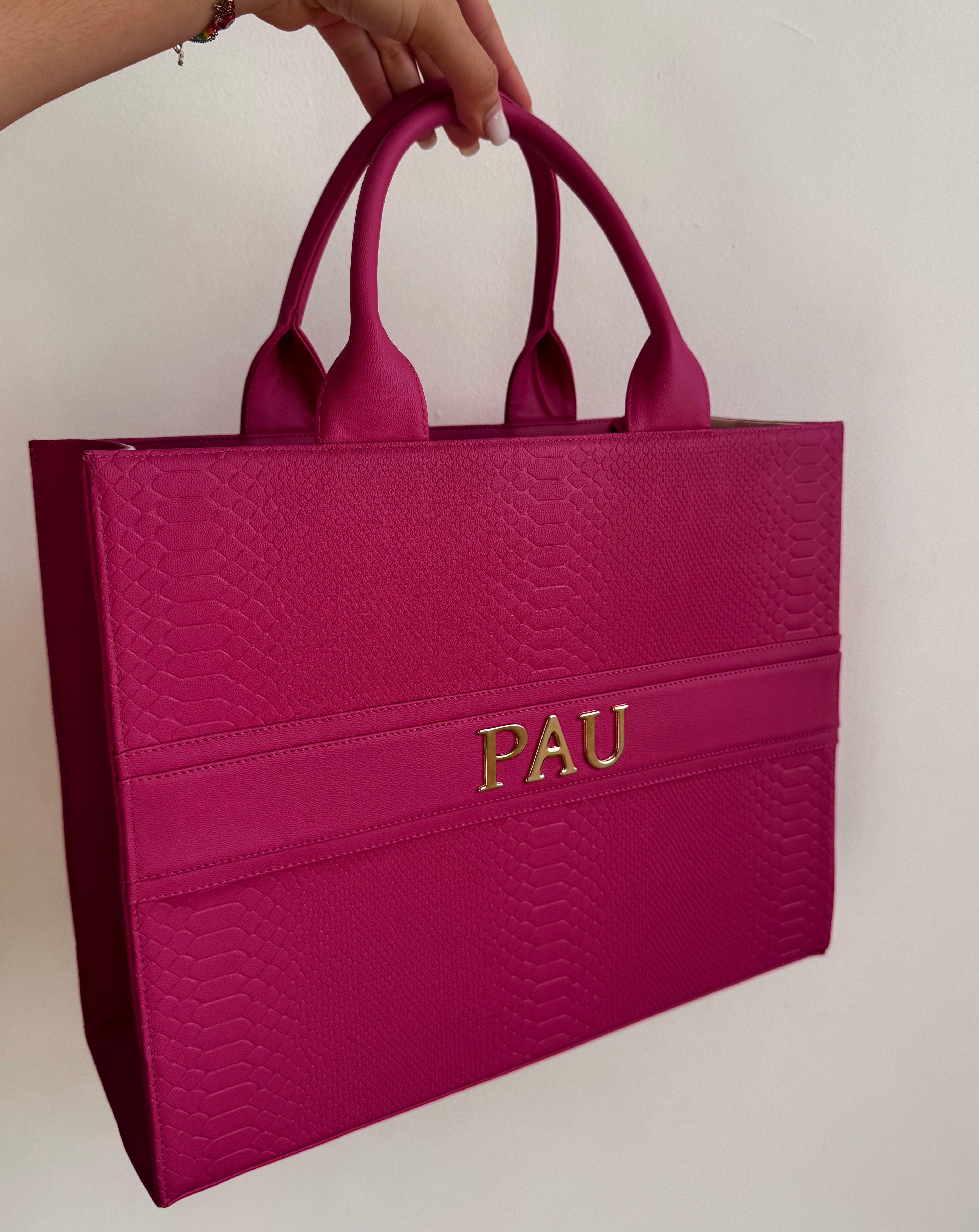 TOTE BAG PREMIUM GRANDE - ROSA FUCSIA
