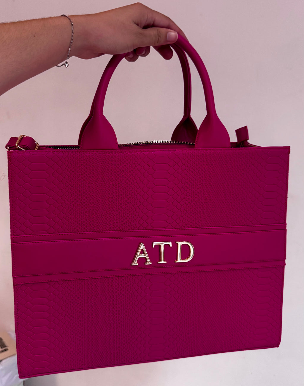 TOTE BAG PREMIUM GRANDE - ROSA FUCSIA