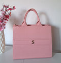 TOTE BAG CLÁSICA GRANDE - ROSA PARAÍSO