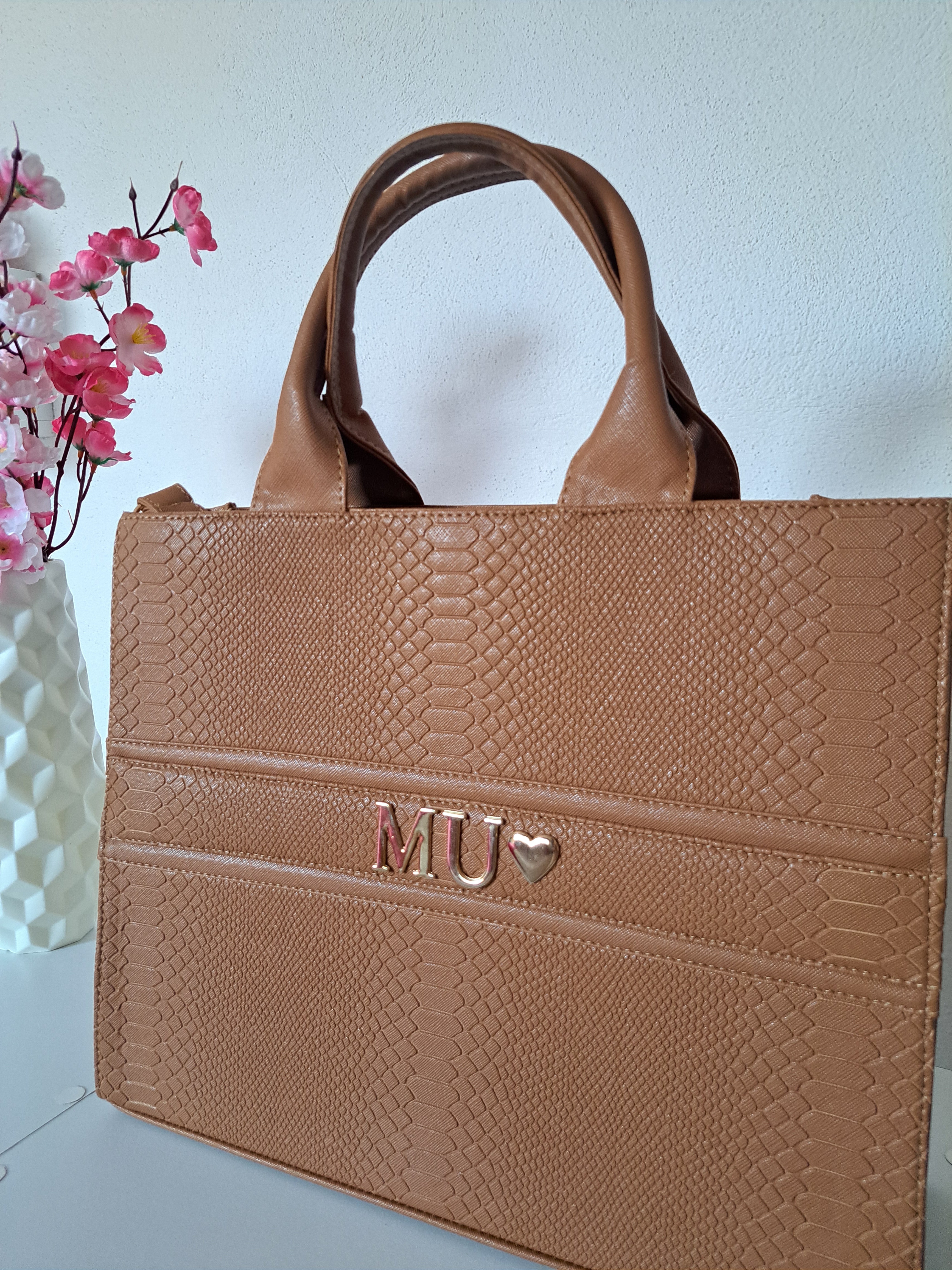 TOTE BAG CLÁSICA GRANDE - CAMEL
