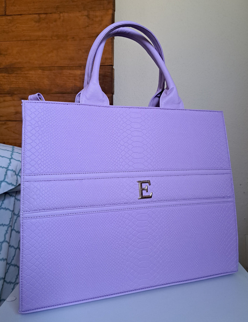 TOTE BAG CLÁSICA GRANDE - LILA
